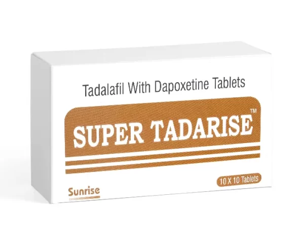 Super Tadarise (Tadalafil 20 + Dapoxetine 60) | Uses, Dosage, Side Effects & More